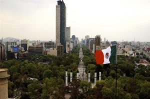 Bancera en la Ciudad de México
